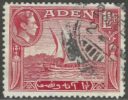 Aden. 1939-48 KGVI. 1½a Used. SG19 - Aden (1854-1963)