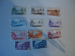 LIBAN  LEBANON USED    11  STAMPS  LANDSCAPES MOMUMENTS SPORTS SKIERS - Lebanon