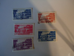 LIBAN  LEBANON USED    5  STAMPS  LANDSCAPES BRIDGES - Lebanon