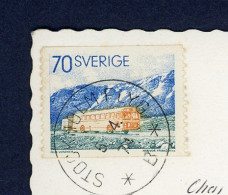 SUÈDE -    - N° Yt 770 SUR CARTE POSTALE Obli. DE 1974 POUR LA FRANCE - Briefe U. Dokumente