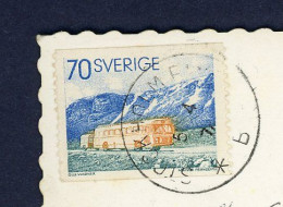 SUÈDE -    - N° Yt 770 SUR CARTE POSTALE Obli. DE 1974 POUR LA FRANCE - Lettres & Documents