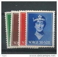 1939 MNH Norwegen, Norway, Norge, Postfris - Unused Stamps