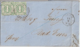 1864 - THURN UND TAXIS - LETTRE De DIEZ => BAD EMS - Covers & Documents