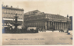 Bordeaux * Carte Photo * Place * Le Grand Théâtre Vu Des Allées De Tourny * Tram Tramway - Bordeaux