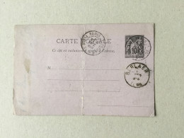 Entier Postal 119CP DE Paris Vers Berlare Belgique En 1888 - Vorläufer