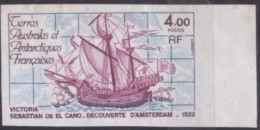 Essai De Couleur Multicolore Taaf/fsat Bateau La Victoria Yvert 85 MNH **8 - Imperforates, Proofs & Errors