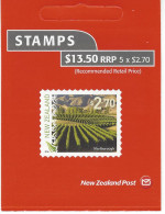 NEW ZEALAND, 2016,  Booklet 185a, Fitzroy Bay, Marlborough,  5x $ 2.70 - Carnets