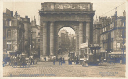 Bordeaux * Carte Photo * Place Et La Porte Des Salinières * Tram Tramway * Attelage - Bordeaux