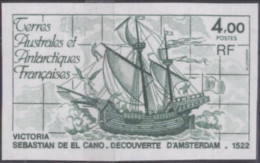 Essai De Couleur Multicolore Taaf/fsat Bateau La Victoria Yvert 85 MNH **10 - Imperforates, Proofs & Errors