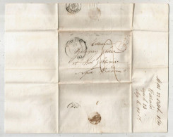 Lettre, Préphilatélie, Précurseurs XIX E Siècle, 1840, TONNEINS à Bordeaux, D, Id. 2 Scans - 1801-1848: Voorlopers XIX