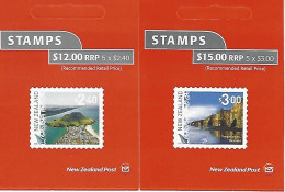 NEW ZEALAND, 2017,  Booklet 194/195, Mount Maunganui, Tongaporutu - Markenheftchen