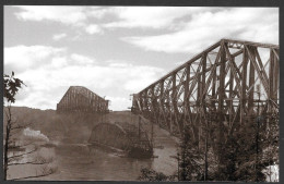 Québec - Construction Du Pont De Québec En 1916 - Uncirculated  Non Circulée - Éditeur Jocelyn Paquet - Québec - La Cité