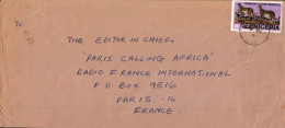 NIGERIA SEUL SUR LETTRE POUR LA FRANCE - Nigeria (1961-...)