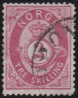 Norway   .   Y&T     .    18    .    O   .    Cancelled - Used Stamps