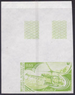 Essai De Couleur Taaf/fsat Helicoptere Yvert 92 MNH ** - Imperforates, Proofs & Errors