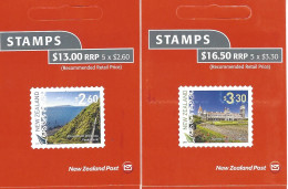 NEW ZEALAND, 2019,  Booklet 200a/201a, Escarpment Walkway - Dunedin Raiway Station - Booklets