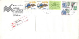 Portugal Registered Cover CHIADO * LISBOA Cancel And Registration Label - Cartas & Documentos