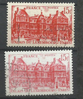 France N°804  Palais Du Luxembourg Et 804  Rose   Oblitérés    B/TB    Voir Scans     Soldé ! ! ! - Used Stamps