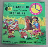 45T Rosy VARTE / Maurice VAMBY : Blanche Neige Apprend L'heure Aux 7 Nains - Ades LLP 370 F - France - Enfants