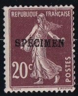 France Cours D'Instruction N°139 CI-3 - Brun-lilas Foncé - Neuf * Avec Charnière - TB - Lehrkurse