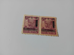 COPPIA MARCHE DA BOLLO CORPORAZIONI SOPRASTAMPATE - Revenue Stamps