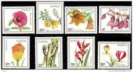 Rwanda Ruanda 1982 OCBn°  1102-09 *** MNH Cote 8 € Flore - Unused Stamps
