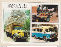 8AK835 TRANSPORT TRADIONNEL SENEGALCAMION AUTOCAR CHARETTE 2 SCANS - Bus & Autocars