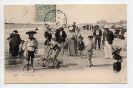 - CPA BERCK-PLAGE (62) - Sur La Plage 1907 (belle Animation) - Editions Lévy 2065 - - Berck