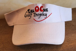 Taloche Golf Trophy, Visière De Golf Blanche Coton épais  ### NEUVE ### - Abbigliamento, Souvenirs & Varie