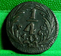 1/4  REAL 1836 M°  REPUBLICA MEXICANA  A MONEDA FEDERAL,MEXIQUE , AIGLE . QUARTER REAL Mexican Old Coin - Mexique