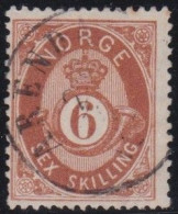 Norway   .   Y&T     .    20  (2 Scans)      .    O   .    Cancelled - Used Stamps