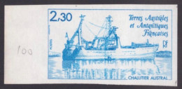 Essai De Couleur  Taaf/fsat Bateau Austral Yvert 100 MNH **2 - Imperforates, Proofs & Errors