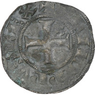 France, Philippe IV Le Bel, Double Tournois, 1295-1303, TB+, Billon - 1285-1314 Filips IV De Schone