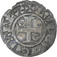 France, Louis VII, Denier, 1137-1180, Mantes, TTB, Billon, Duplessy:139 - 1137-1180 Louis VII Le Jeune