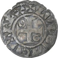 France, Louis VII, Denier, 1137-1180, Mantes, TTB, Billon, Duplessy:139 - 1137-1180 Louis VII The Young