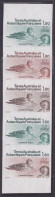 Bande De 5 Essai De Couleur Taaf/fsat Canard D’eaton Yvert 98 MNH ** - Imperforates, Proofs & Errors