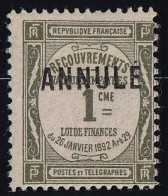 France Cours D'Instruction N° Taxe 43 CI-1 - Neuf * Avec Charnière - TB - Lehrkurse