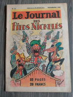 Le Journal Des Pieds Nickelés N° 18 PELLOS  12/1949 BIBI FRICOTIN Aux JO Les Pieds Nickeles - Pieds Nickelés, Les