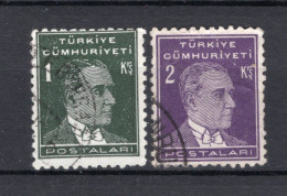 TURKIJE Yt. 806/807° Gestempeld 1931-1938 - Usati