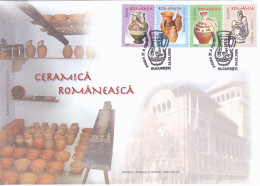 CULTURE, ROMANIAN CERAMICS, POTTERY, COVER FDC, 2005, ROMANIA - Autres & Non Classés