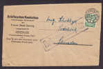 Danzig BRIEFMARKEN-RUNDSCHAU Blatt Der Kleinen Und Übersee-Anzeigen BELEGEXEMPLAR Umschlag 1924 To SVARTVIK Schweden - Lettres & Documents