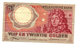 PAESI BASSI NETHERLANDS - 25 Gulden - 1955 - P 87 - Three Letters AEC - 25 Gulden