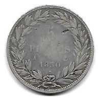 FRANCE 5 Francs  1830 A  LOUIS-PHILIPPE 1er   #315  Argent 0.900  TB - 5 Francs