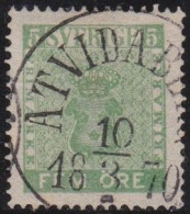 Sweden    .   Y&T     .     6     .     O      .     Cancelled - Used Stamps