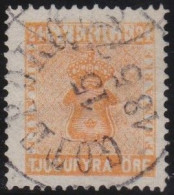 Sweden    .   Y&T     .     9     .     O      .     Cancelled - Used Stamps