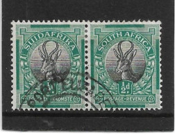 SOUTH AFRICA 1926 - 1927 ½d BLACK AND GREEN SG 30 PERF 14½ X 14  FINE USED Cat £3.25 - Used Stamps