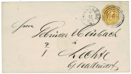 1865, 2 Kr. , Luxus-GA , Klar " SONNEBERG ", # A 7910 - Briefe U. Dokumente