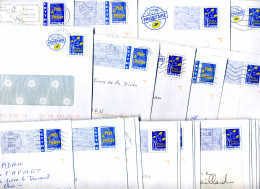 Lot De 30 Entiers Postaux PRETS A POSTER -  Timbres Logo  Bleu - 20 Gr - Prêts-à-poster: Other (1995-...)