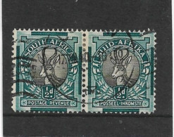 SOUTH AFRICA 1926 ½d PAIR SG 30  FINE USED Cat £3.25 - Used Stamps