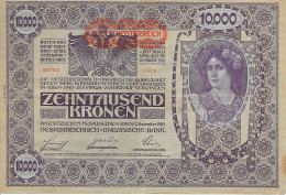 AUTRICHE ÖSTERREICH - 10.000 Kronen (66) 2 Novembre 1918 - Autriche